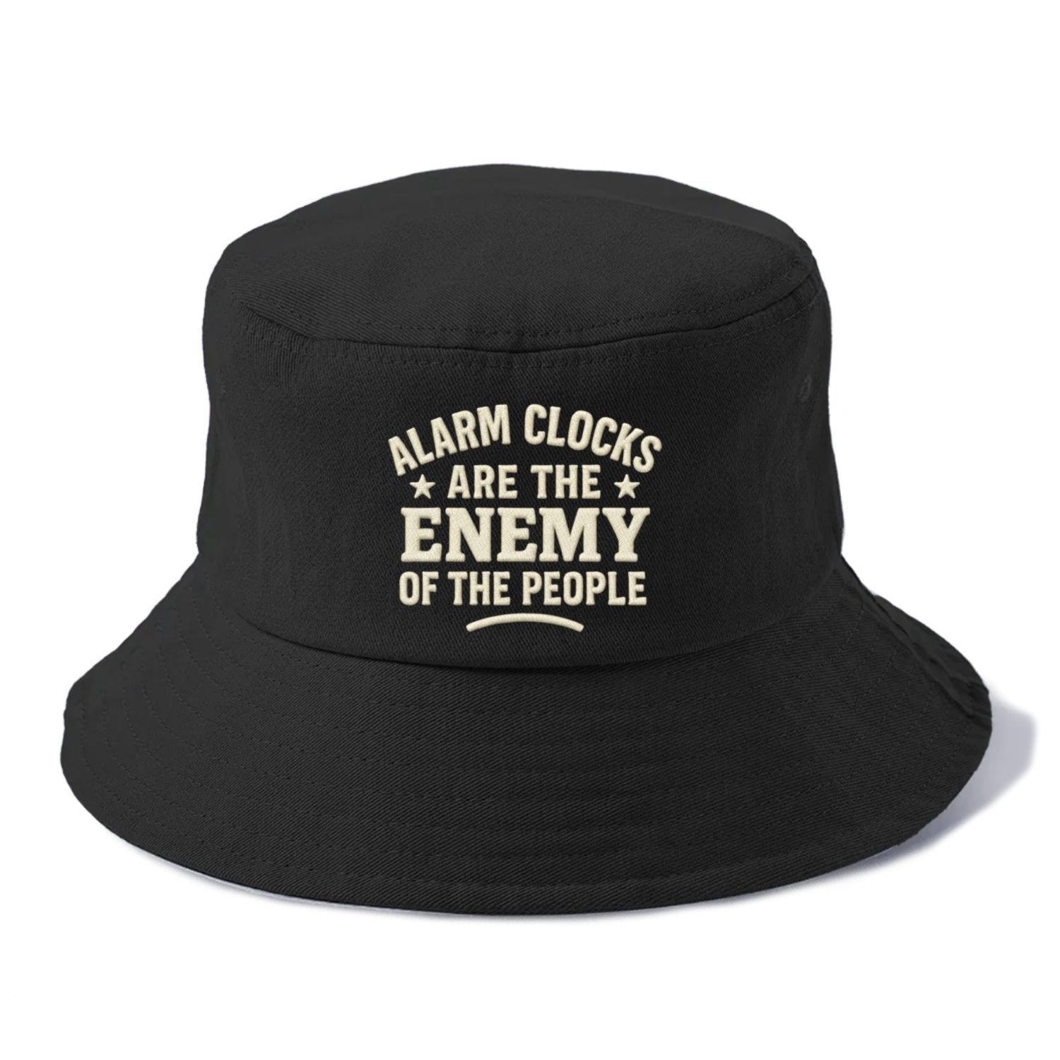 alarm clocks are the enemy of the people Hat