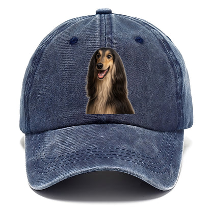 afghan hound portrait design Hat