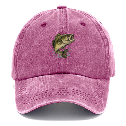 leaping bass fishing Hat