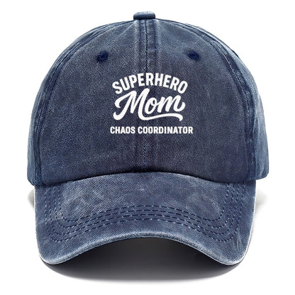 superhero mom chaos coordinator design Hat