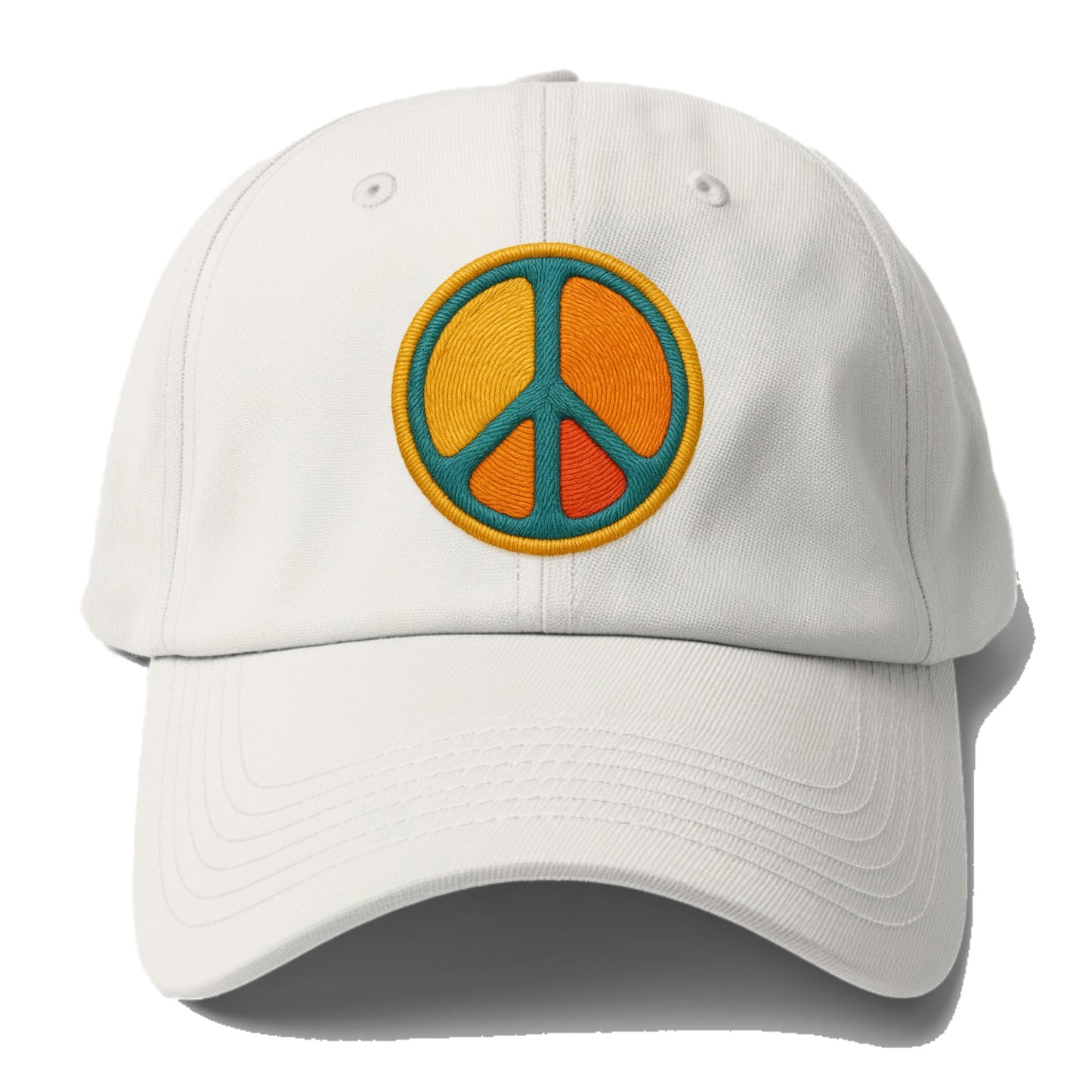 golden peace embroidered Hat