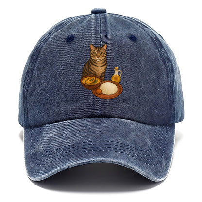bengali-fish-curry-cat-charm Hat