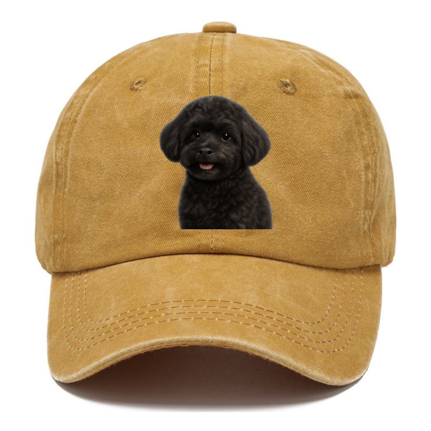 black maltipoo portrait design Hat