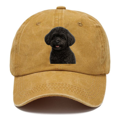 black maltipoo portrait design Hat