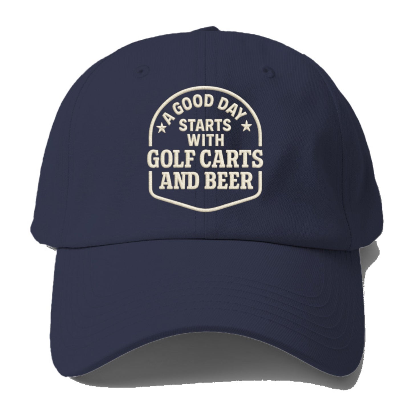 golf and leisure slogan Hat