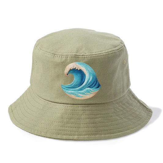 ocean's embrace woven depths Hat