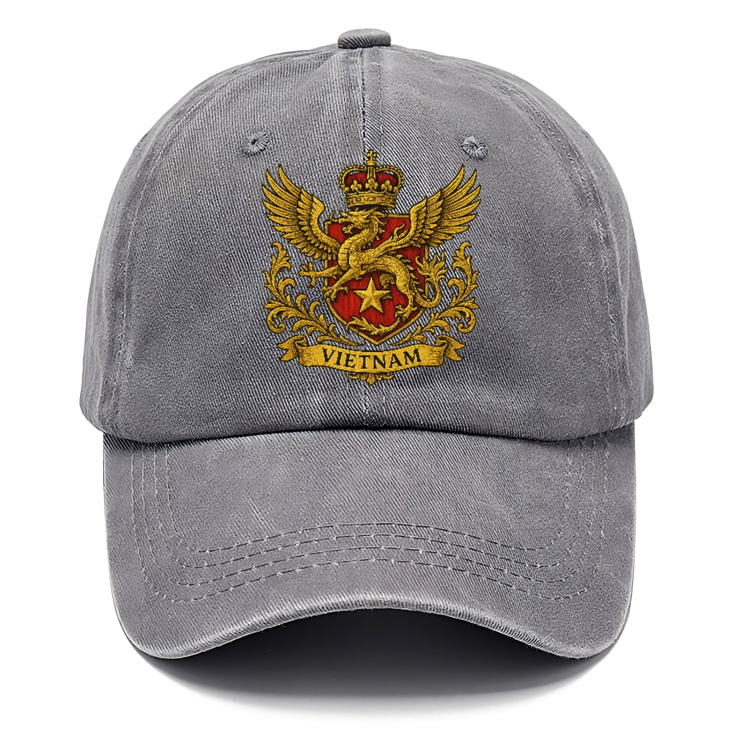heraldic-emblem-with-dragon-and-text Hat