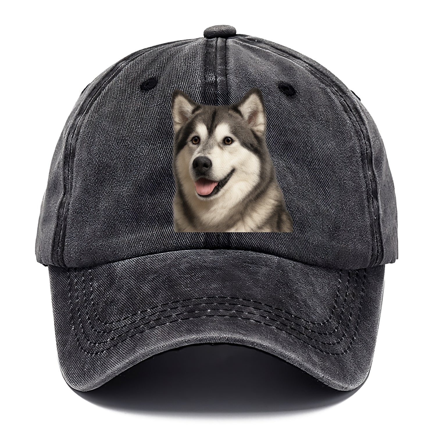 alaskan malamute portrait design Hat