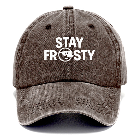 stay frosty snowman Hat