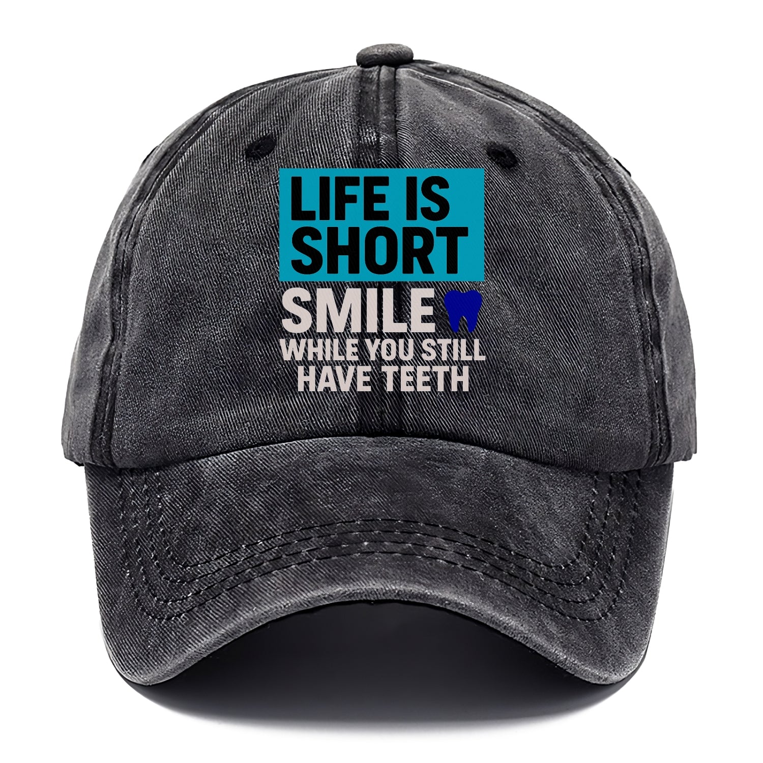 life short smile while Hat