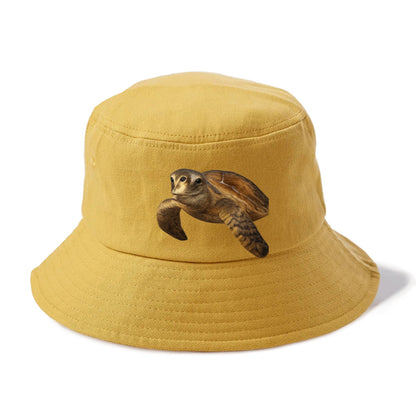 sea turtle portrait design Hat