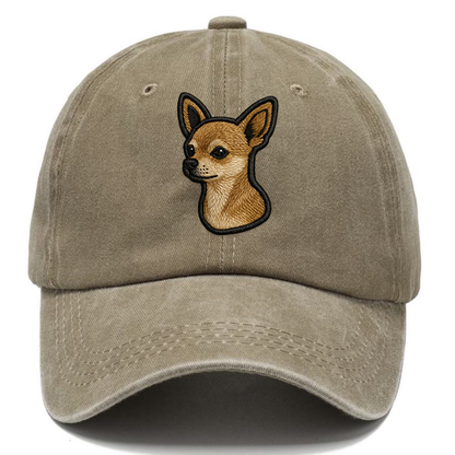 Chihuahua - Modern tiny dog logo with bo - Classic Cap