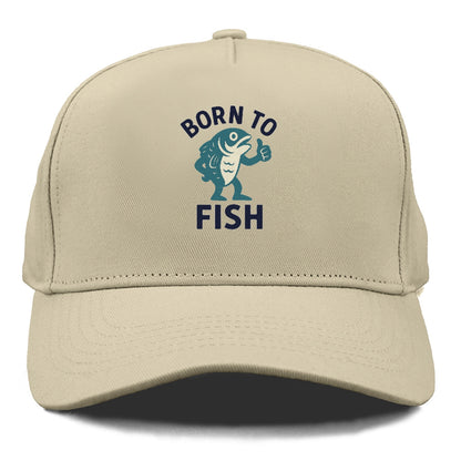 born to fish Hat
