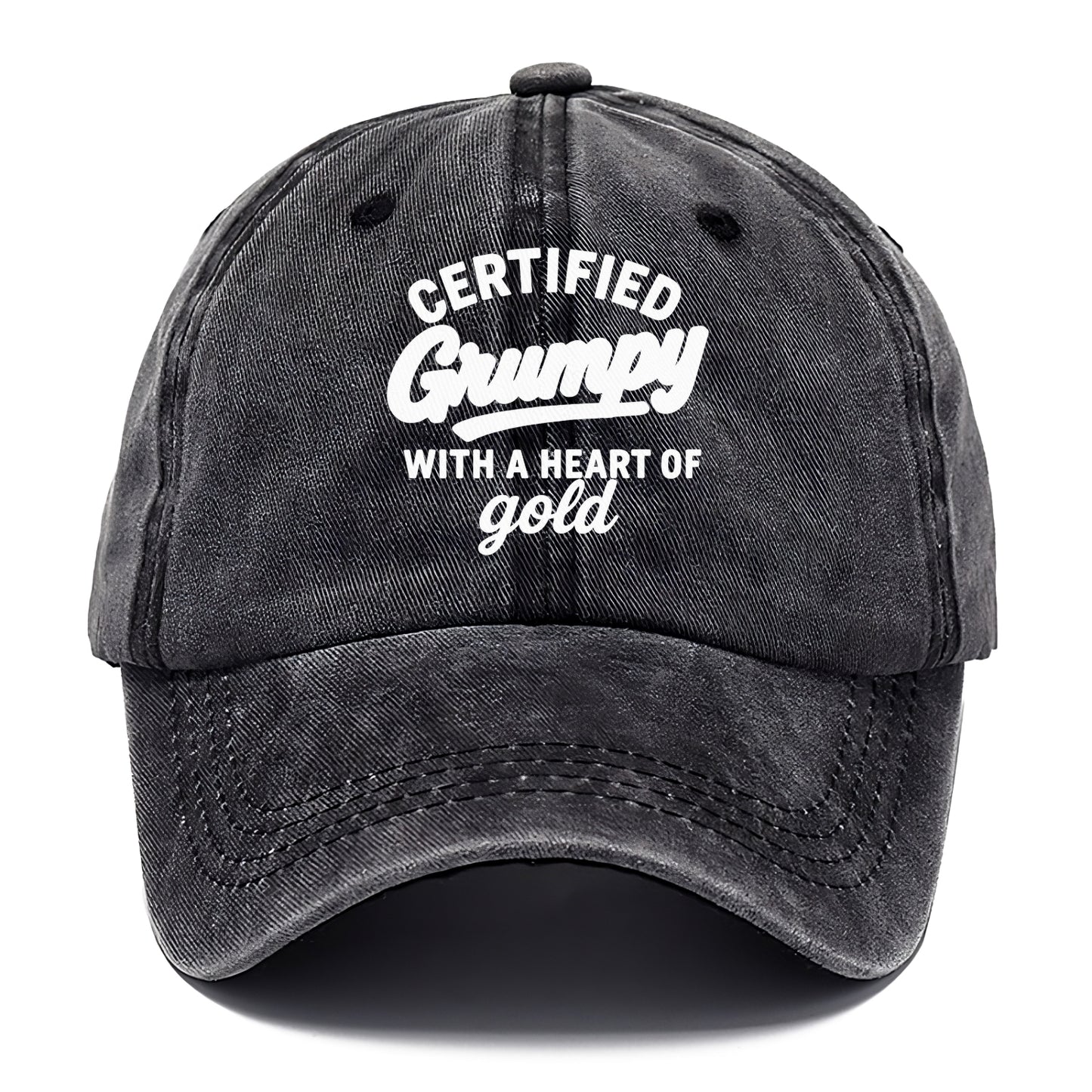 certified grumpy heart of gold Hat