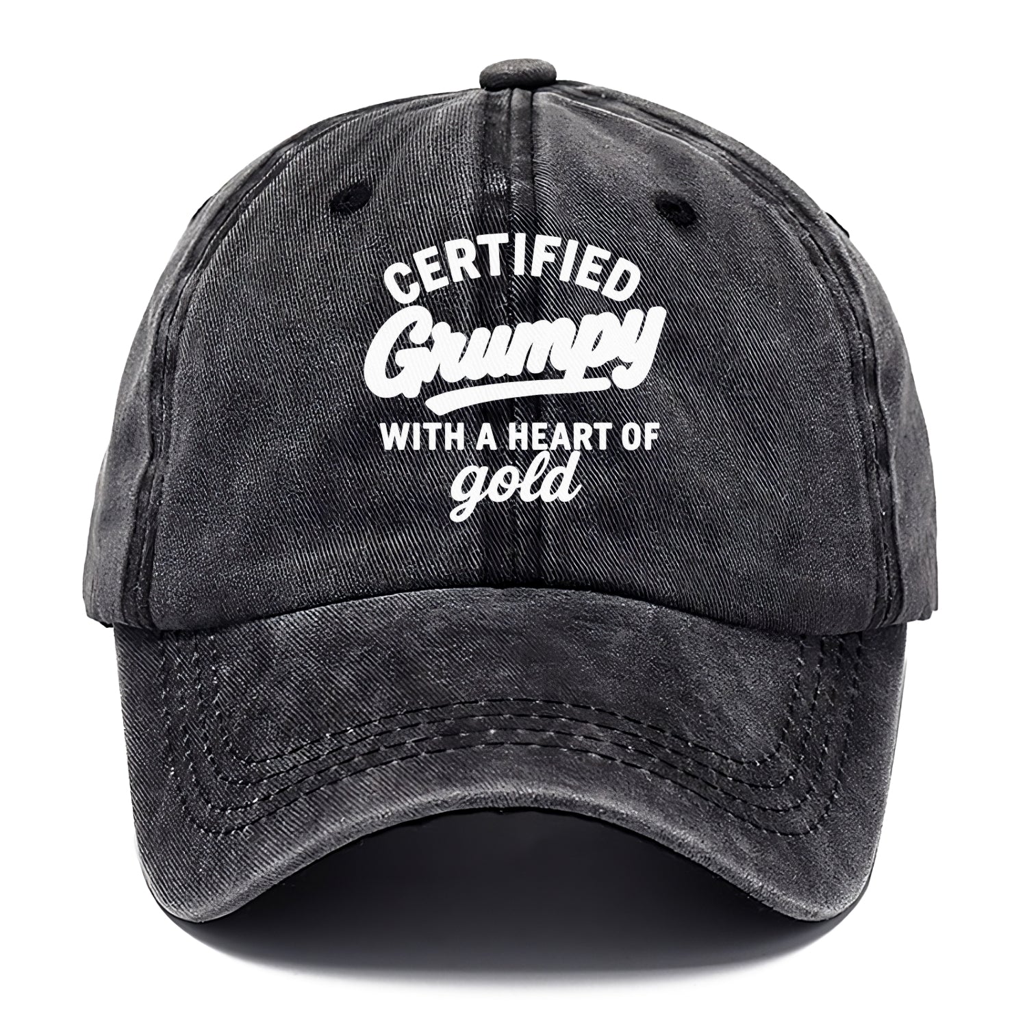 certified grumpy heart of gold Hat