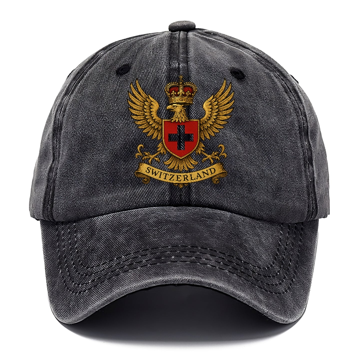 switzerland eagle logo Hat