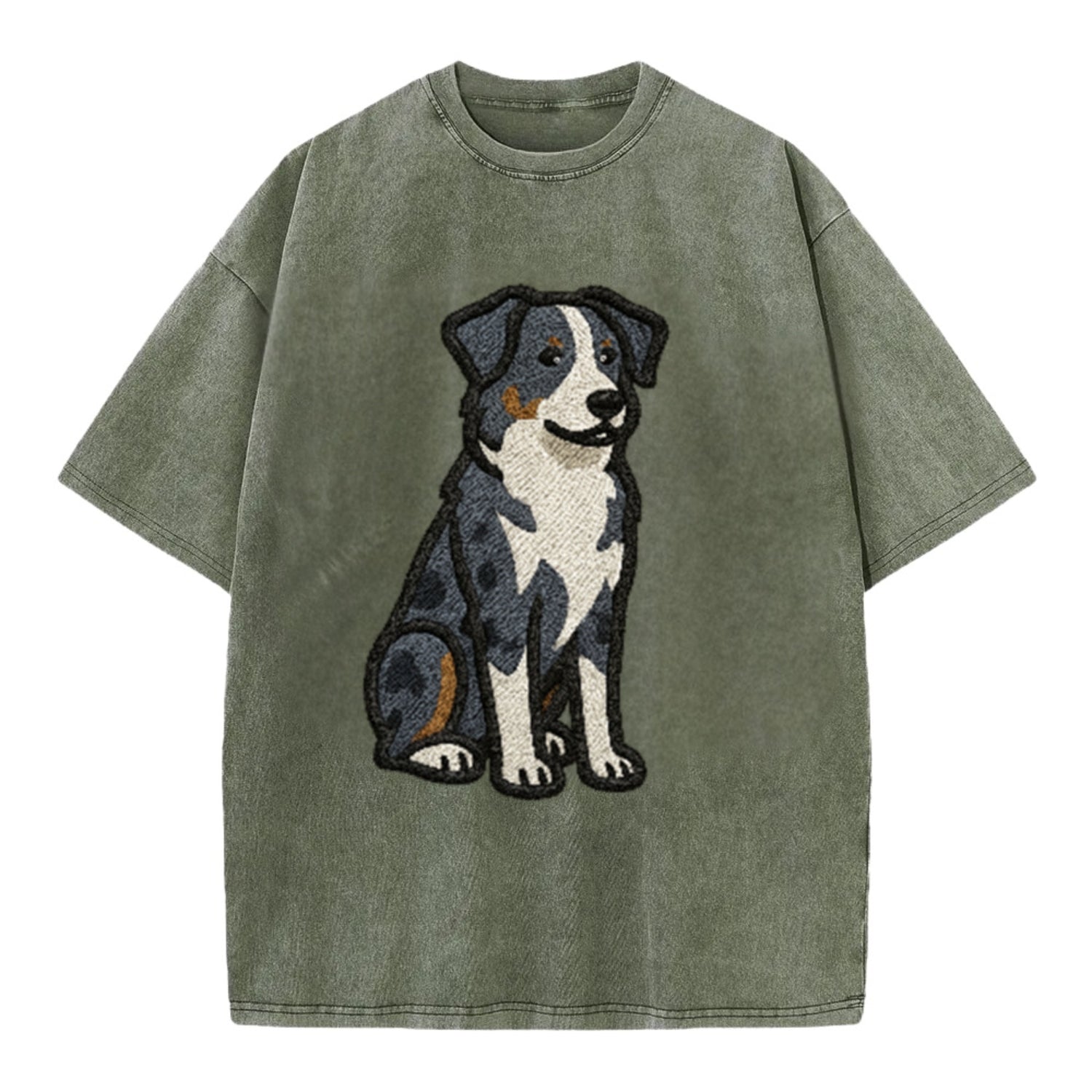 australian-shepherd-blue-merle-vibrant-spirit Hat