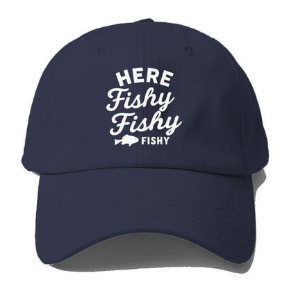 retro fishing here fishy design Hat
