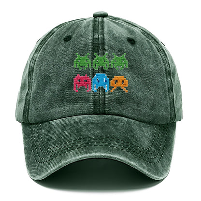 pixelated retro gaming Hat