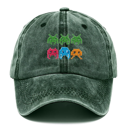 pixelated retro gaming Hat