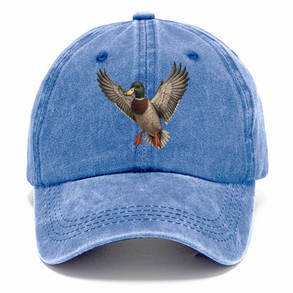 mallard in flight Hat