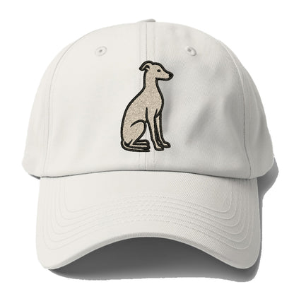 Italian Greyhound Gray Sitting Pose Hat