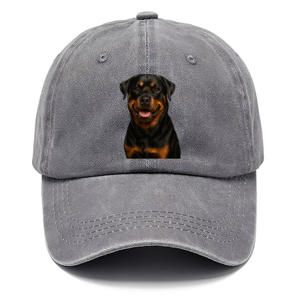rottweiler powerful guardian Hat