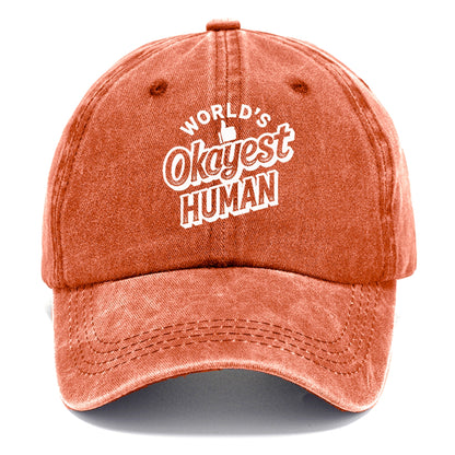 world's okayest human Hat