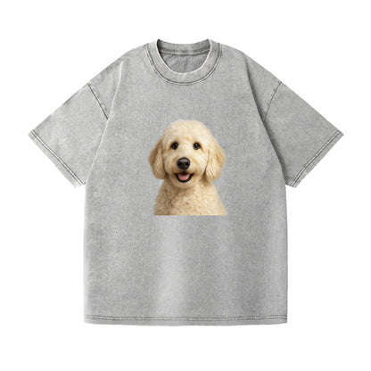 english cream doodle portrait design Hat