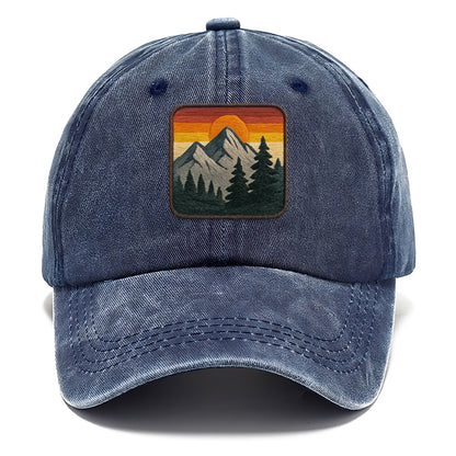 mountain sunset hues Hat