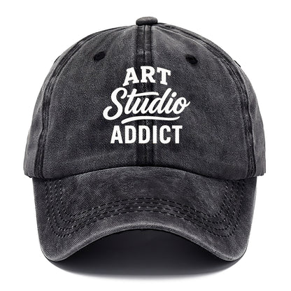 artistic studio addict typography Hat