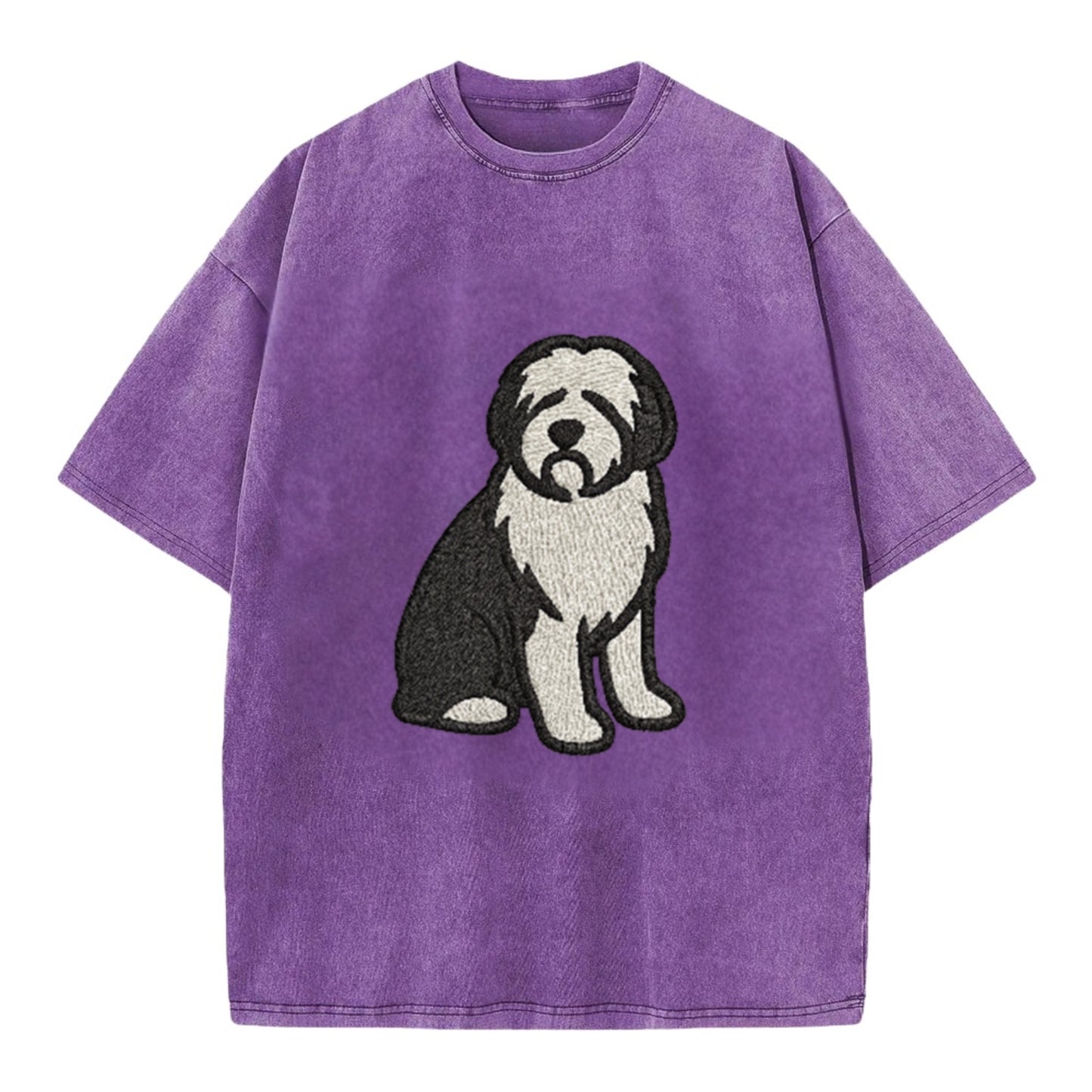 Old English Sheepdog Black And White Pose Hat