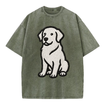 golden-retriever-curious-charm Hat