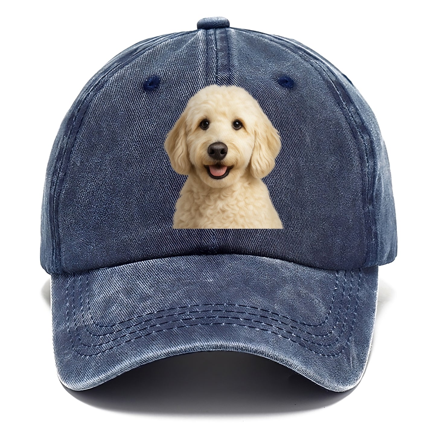 english cream doodle portrait design Hat