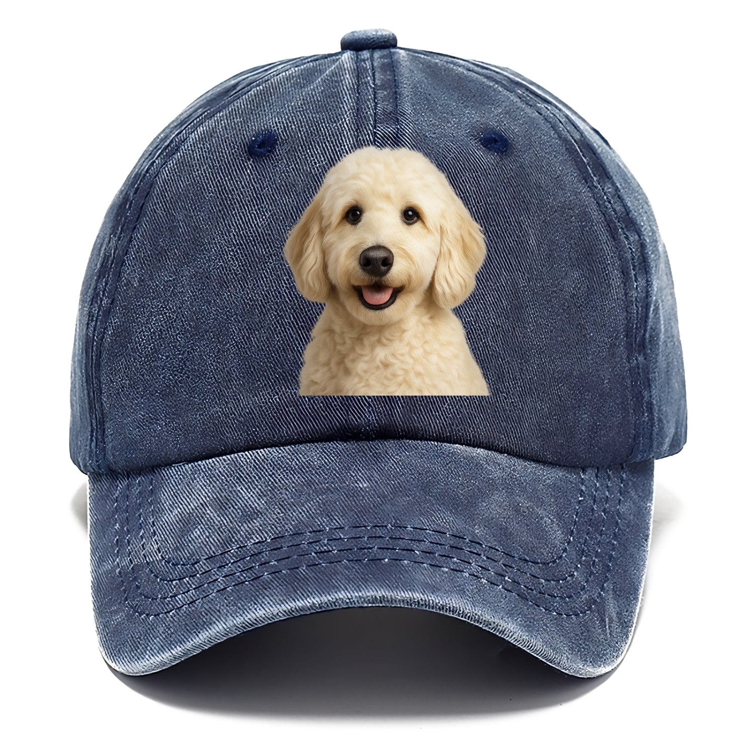 english cream doodle portrait design Hat