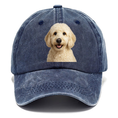 english cream doodle portrait design Hat