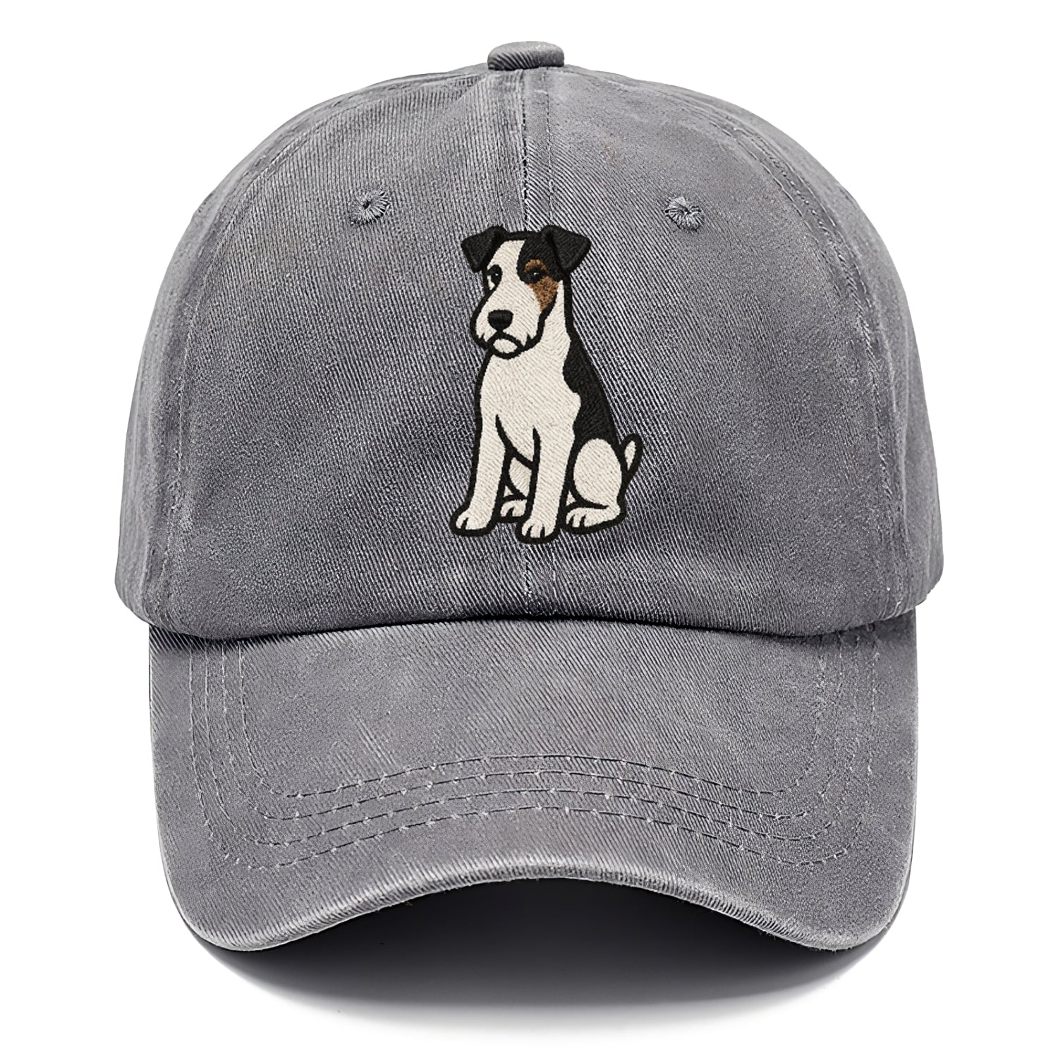 wire-fox-terrier-white-black-markings-spirited-charm Hat
