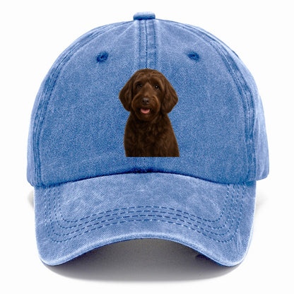 labradoodle portrait design Hat