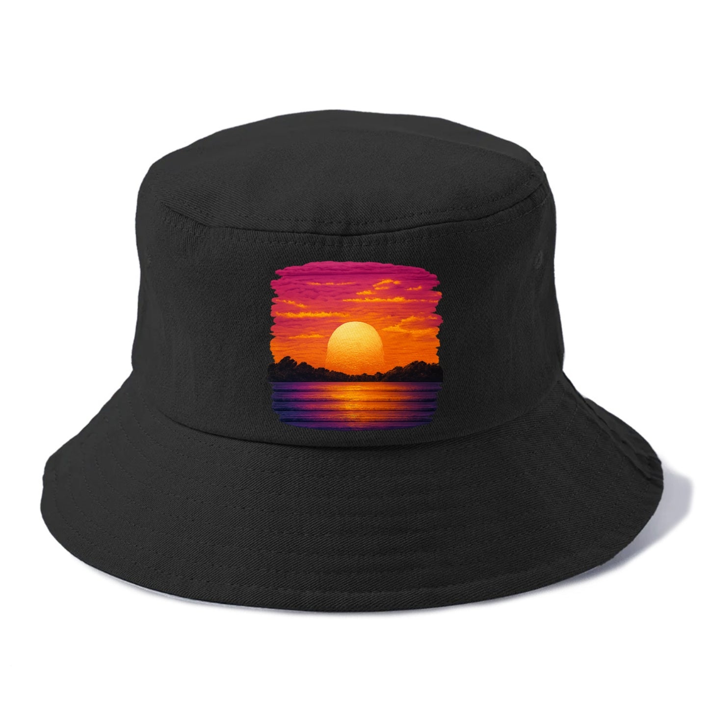 serene sunset hues Hat