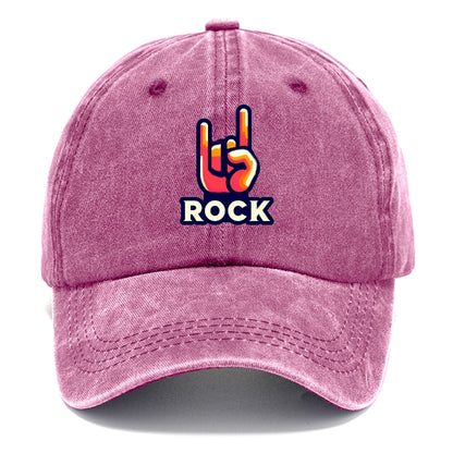 hand horn rock 2 Hat