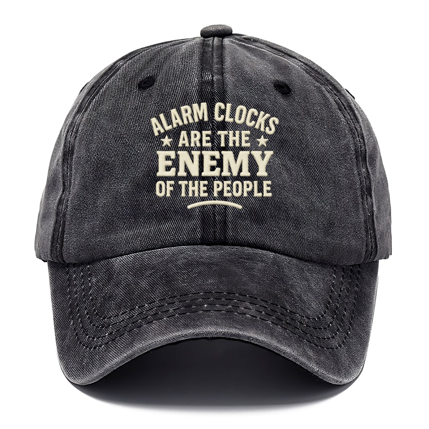 alarm clocks are the enemy of the people Hat