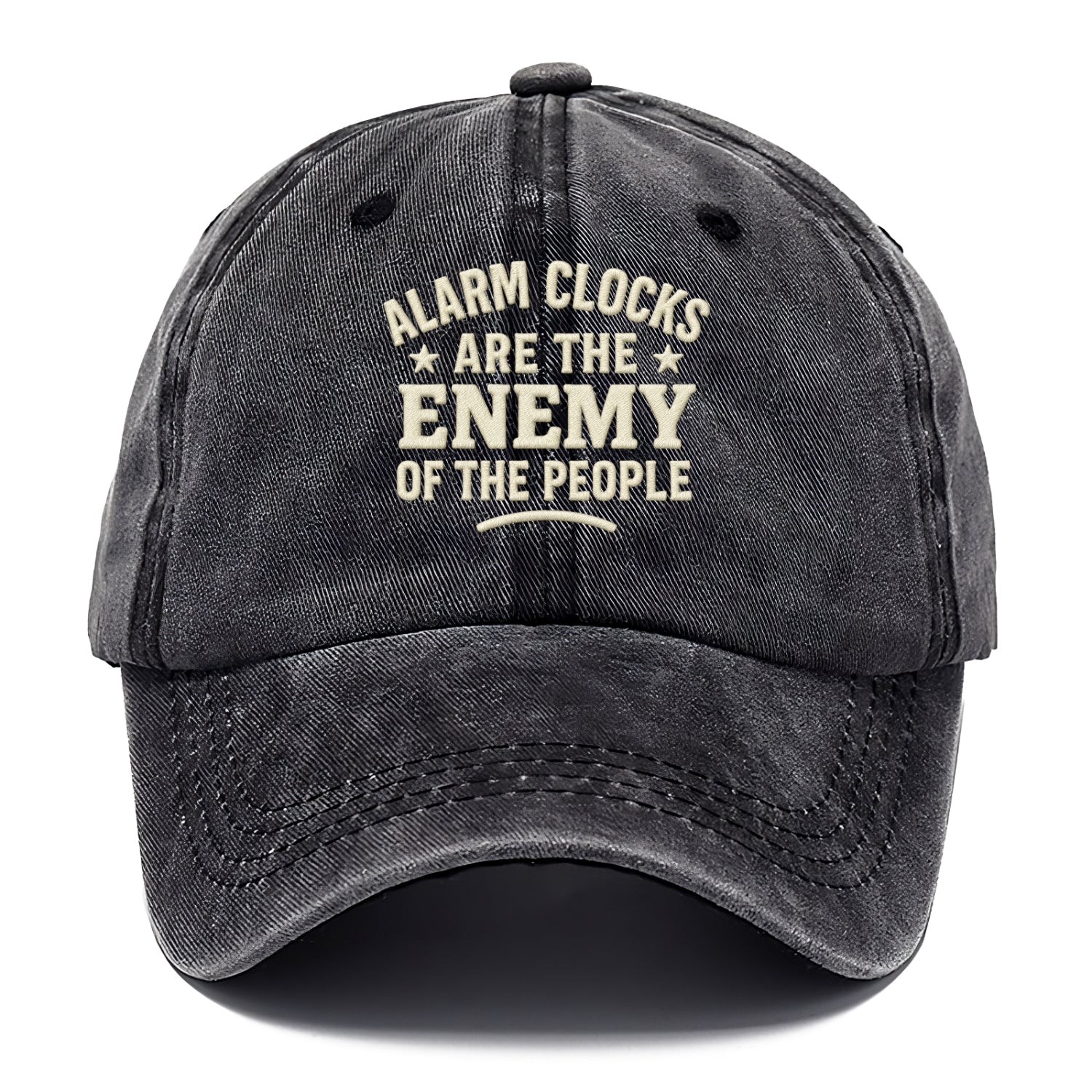alarm clocks are the enemy of the people Hat