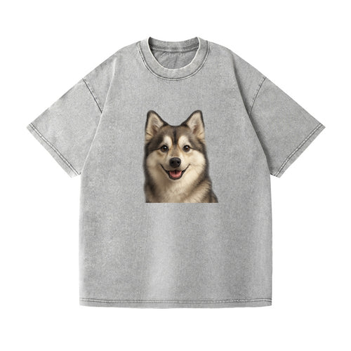 Pomsky Portrait Design Vintage T-shirt