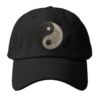 mandala yin yang pattern Hat