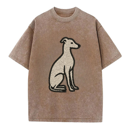 Italian Greyhound Gray Sitting Pose Hat