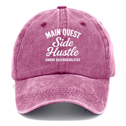 main quest hustle ignore Hat