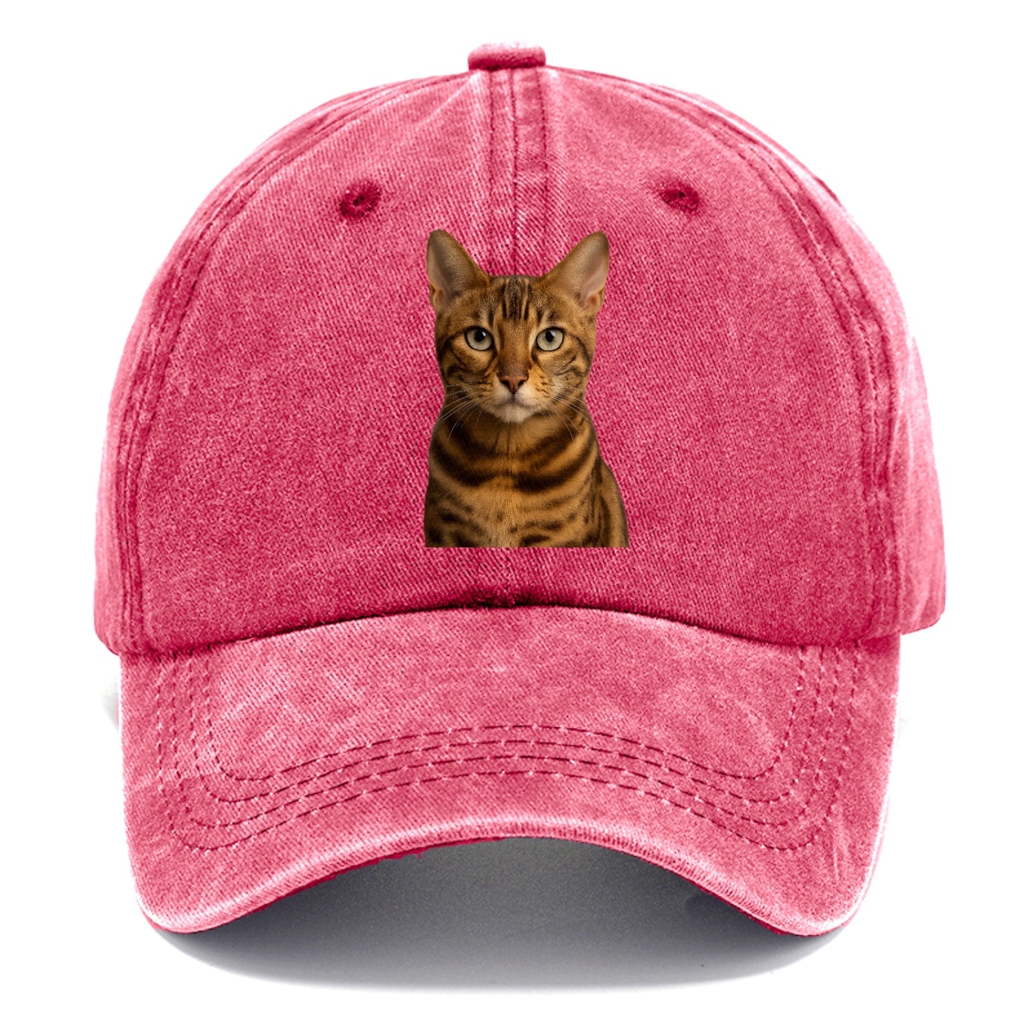 bengal cat portrait design Hat