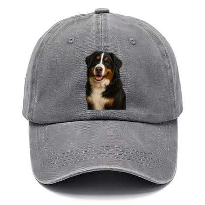 bernese mountain dog portrait design Hat