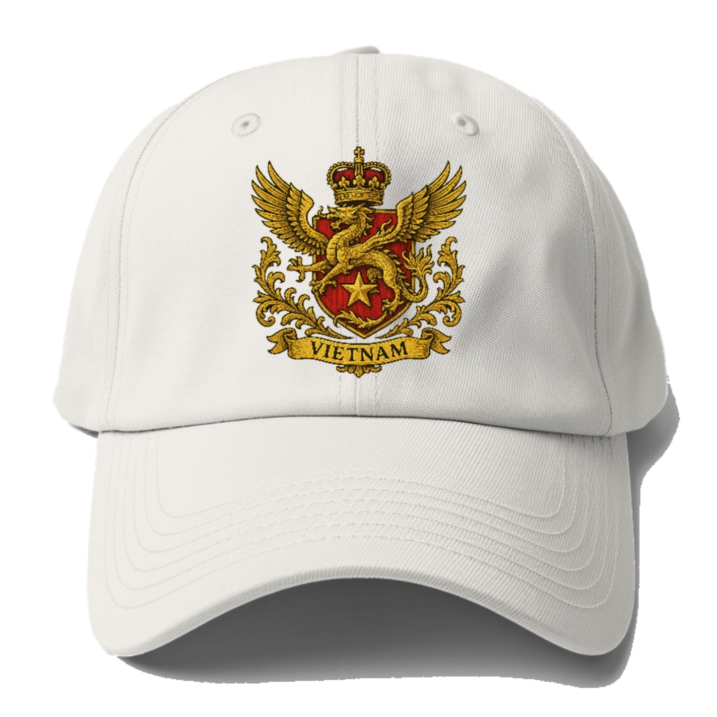 heraldic-emblem-with-dragon-and-text Hat