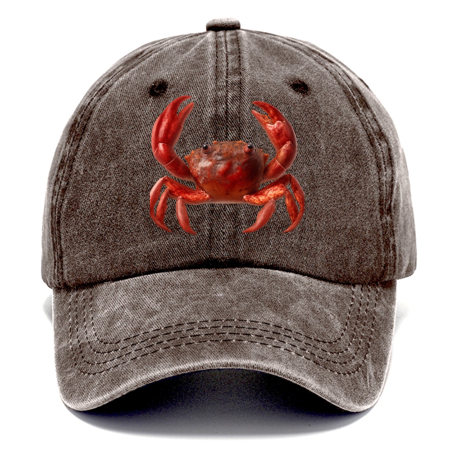 crab portrait design Hat